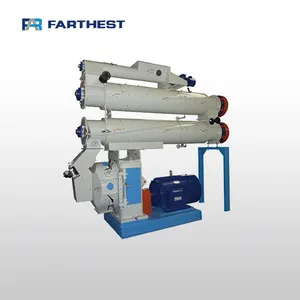 Farthest 220V 55KW Feed Pellet Mill Floating Catfish Feed Pellet Making Machine