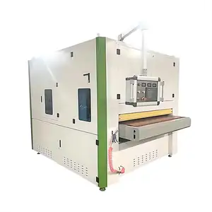 Wide Belt Sanding Polish Stainless Steel Sheet Metal deburring machine with full automatic
