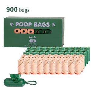 Custom Eco-Friendly Simple Lavender Scent Biodegradable <b>Compostable</b> Degradable Dog Poop <b>Bags</b> - Product Image 6