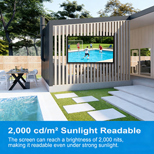 Televisor para Exteriores de 65 Pulgadas, Alto Brillo, Resistente al Agua IP55, Antideslumbrante, Apto para Jardín, Piscina, Partidos de Fútbol - Product Image 2