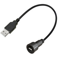 Cable USB 2.0/3.0 Tipo-A a Tipo-C Macho, Resistente al Agua y al Polvo IP67, con Conductor de Cobre Puro para Carga Rápida
