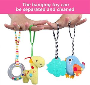 Custom <strong>Car</strong> <strong>Seat</strong> <strong>Toys</strong>, Baby Activity Spiral Plush Stroller bar <strong>Toy</strong> Accessories, Crib <strong>Toys</strong> with Bell for Boy or Girl - Product Image 4