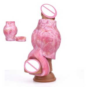 New Dog Knot Men Penis Enlargement Toy Glans Stimulation Masturbate Sex Toys Men Silicone Cock Ring <b>Dildo</b> Penis Sleeve Knot - Product Image 1