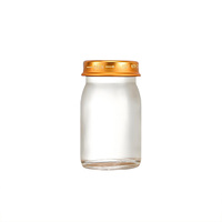 Frascos de Vidrio con Tapa de Rosca de 40ml-250ml (Incluye 50ml), Grado Alimenticio, Libres de BPA, para Gelatina, Comida para Bebés, Chocolate, Fideos, Dulces, Postres, Azúcar