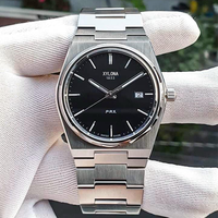 Montre à quartz pour homme Montre à trois aiguilles en acier inoxydable de haute qualité Affichage de la date