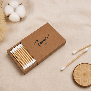 Hisopos de Algodón Desechables de Bambú y Algodón Biodegradables de Alto Estándar, Zero Waste, para Maquillaje, Limpieza de Oídos, Uso Diario - Product Image 1