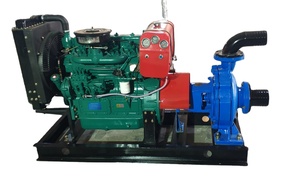 Pompe à eau motorisée pour l'irrigation agricole WP100-50H-WP324-33H, débit élevé et surpression élevée pour l'irrigation des terres, type fixe - Product Image 4