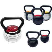 Kettlebell professionnel en fonte recouvert de néoprène pour fitness à domicile, avec poids réglable et poignée ergonomique, idéal pour sacs de puissance