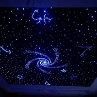 Panneaux de plafond étoilé à fibre optique pour home cinéma, kit d'éclairage ciel étoilé DIY, télécommande IP66, garantie de 2 ans pour la décoration de plafond