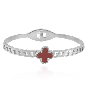 Fashion Charm <b>Bracelet</b> Women's Gold Tone Black Enamel Cross Design Spring Clasp <b>Adjustable</b> Jewelry Gift - Product Image 3
