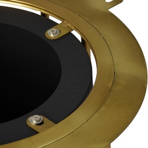 Bàn ăn bằng đá cẩm thạch tròn màu trắng hiện đại đặt 6-8 người lắp ráp cơ sở PU cho khách sạn phòng ăn nhà bếp phòng khách nhà hàng - Product Image 4