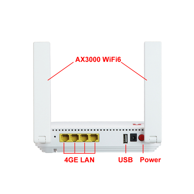 UT-King AX3000 F6610M Wifi6 Dual Band ONU 4GE Gigabit RJ45 XP6495 Wifi 6 Modem TR-069 XPON GPON Mesh ONT OMCI SmartOLT ISP FTTH
