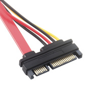 Cavo da 30CM SAS a SATA SFF-8482 cavo di prolunga da SAS 29pin a disco rigido da 22pin