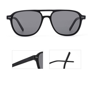 Gafas de Sol Polarizadas de Acetato de Alta Calidad para Hombre y Mujer, Logotipo Personalizado, Monturas Cuadradas de Lujo, Gafas de Sol Rectangulares con Lentes TAC - Product Image 5