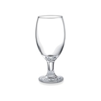 Verre à bière sur pied 400-500 ml, verre à jus, verre à boire multi-usages, impression personnalisée, poignée ergonomique, directement de l'usine