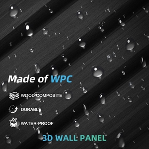Prezzo all'ingrosso pannello di parete esterno Eco Friendly WPC decorativo rivestimento a doghe impermeabile per la casa rivestimento esterno - Product Image 6
