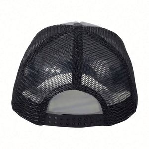 Gorra deportiva retro transfronteriza para hombres y niños, estilo béisbol, con cinco paneles, media malla transpirable, protección solar, efecto envejecido, de tela común - Product Image 3