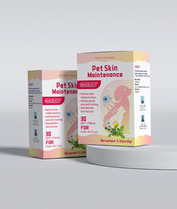 Complément alimentaire pour la santé de la peau des animaux de compagnie OEM/ODM, solution aux problèmes d'allergie chez les animaux de compagnie, pour les démangeaisons allergiques et la peau sèche chez les chats et les chiens - Product Image 1