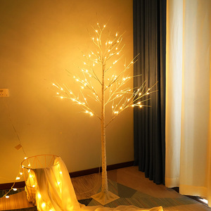 <b>LED</b> Birch <b>Tree</b> Lights Warm White Indoor Decor Christmas Party Home Decoration 1.5M SJ-SD008 - Product Image 2