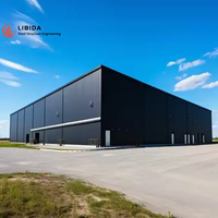 Bâtiment d'entrepôt industriel préfabriqué en structure métallique de 5000 mètres carrés pour usine alimentaire et atelier