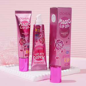 Lip Gloss Vegan Warna <span class=keywords><strong>Pink</strong></span> Berubah Sesuai PH, Lip <span class=keywords><strong>Oil</strong></span> Tinted Plumping, Pewarna Bibir, Pelembab, Lip <span class=keywords><strong>Oil</strong></span> Ajaib - Product Image 6