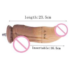 Dildo in Silicone <span class=keywords><strong>Sicuro</strong></span> per il Corpo, 8 Pollici, Giocattolo Sessuale Realistico per Donne, Masturbatore Vaginale, Dildo Grande per Macchina del <span class=keywords><strong>Sesso</strong></span> - Product Image 2