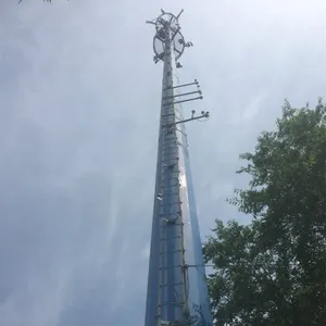 Fabrik 25m 40m Höhe Netzwerk mobile gsm Kommunikation Monopol Basisstation Telekommunikation Eisen WiFi Antenne Signalturm