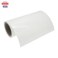 Film PET anti-contrefaçon blanc laiteux avec support en glassine, autocollant inviolable pour la protection de la marque