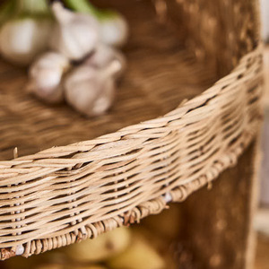 Wicker Kitchen Storage Rack Multi Layer Desktop <b>Vegetable</b> Fruit Basket Bobai Rectangle <b>Standing</b> Type MY4051 - Product Image 3