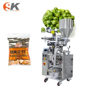 Soonk Pack Factory Lieferant Klein unternehmen Verpackungs maschine Getreide Granulat Snacks Mais futter Getreide verpackungs maschine