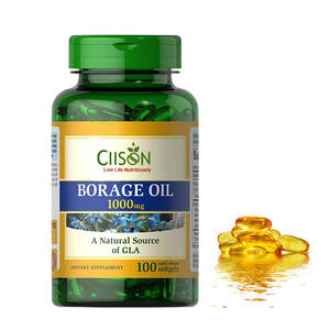Integratore GLA OEM capsule <span class=keywords><strong>softgel</strong></span> di olio di borragine spremuto a freddo con acido grasso Omega 6 9 per la salute del cuore - Product Image 2