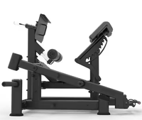 Machine de musculation multifonctionnelle professionnelle à charge libre pour la gym, double 45, pour extensions de hanches et développement des fessiers