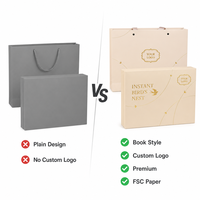 Boîte cadeau élégante personnalisée pour nid d'oiseau, logo personnalisé, emballage de luxe en feuille d'or pour complément alimentaire pour nid d'oiseau, écologique