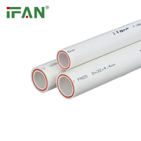 IFANPLUS Fournisseur fiable Tuyaux de plomberie en plastique NBR 15884 n Mexique Tuyau d'eau en fibre de verre PPR 20-125mm Tube PPR