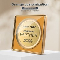 Trophée et Médaille Personnalisés de Luxe, Plaque Créative Vierge, Plaque d'Autorisation, Certificat avec Impression UV/Couleur pour