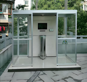 Cabine de fumeurs de café en structure métallique portable, <span class=keywords><strong>maison</strong></span> préfabriquée, design moderne - Product Image 6