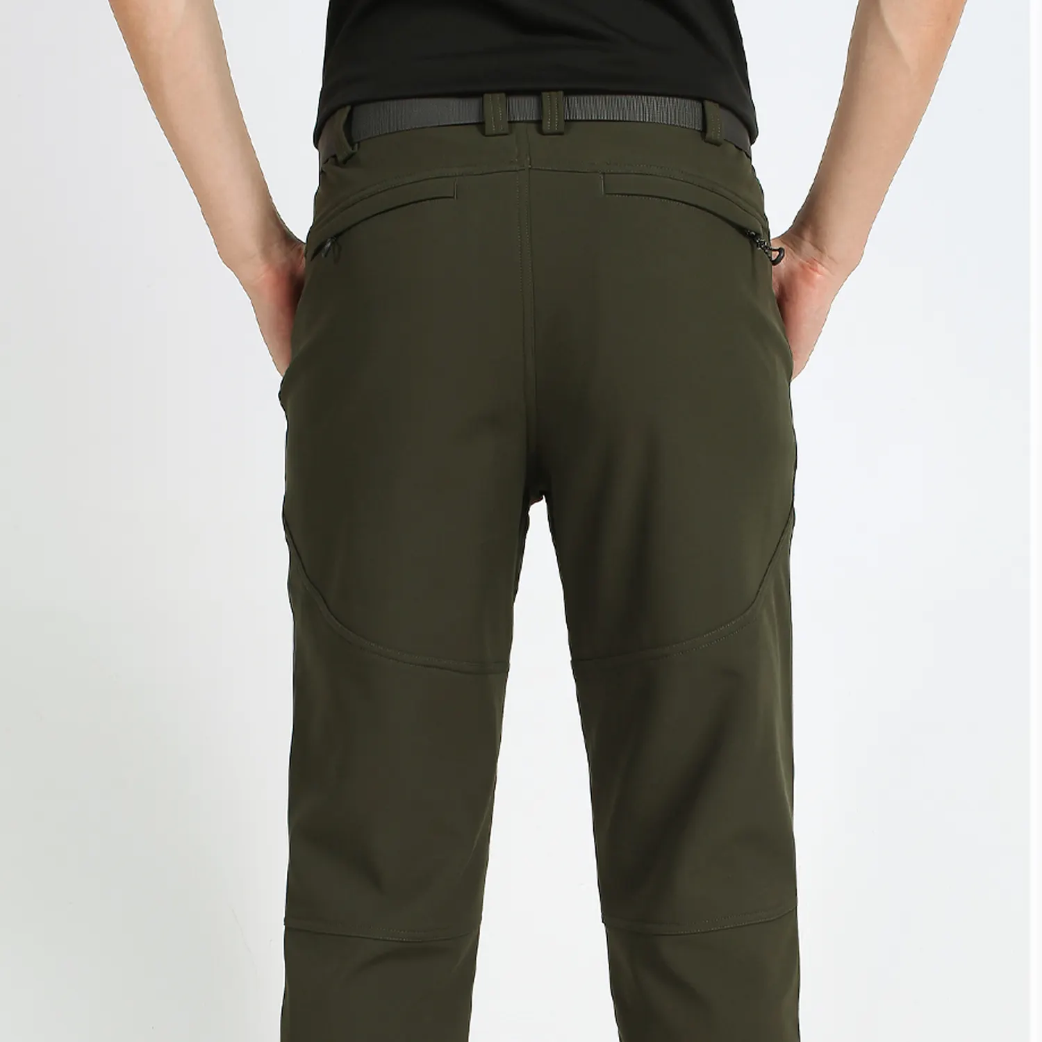 Pantaloni elasticizzati di buona qualità da lavoro pantaloni moda pantaloni da trekking per uomo pantaloni sportivi dritti lavorati a maglia serigrafia