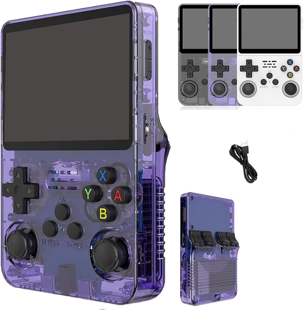 Wholesale Quality 3.5-inch IPS Screen Portable Handheld Video Player Console Retro Style Linux System 128GB Game Console.