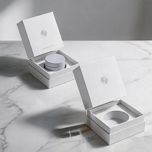 Cajas de Cartón Reciclado para Empaque de Cosméticos, Crema Facial, Crema para Ojos, con Tapa y Base, Personalizables con Logotipo, Alta Calidad - Product Image 1