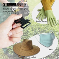 Clip de maintien de gants en paracorde tressé avec mousqueton – Support durable et sûr pour gants de travail, idéal pour la survie en extérieur