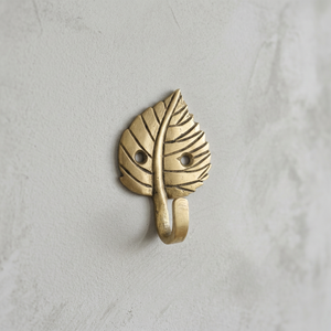 AK Brass Betel Leaf Design Antique Finish Brass Wall <b>Hook</b> <b>Decorative</b> Metal <b>Coat</b> Hanger Wall Hanger Home Decor - Product Image 4