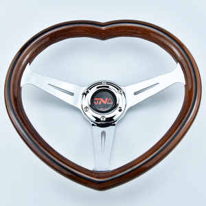 Prêt à expédier JDM Racing Culture <span class=keywords><strong>volant</strong></span> en forme de <span class=keywords><strong>coeur</strong></span> plat profond <span class=keywords><strong>volant</strong></span> de 14 pouces avec bouton de klaxon de logo Anime personnalisé - Product Image 3
