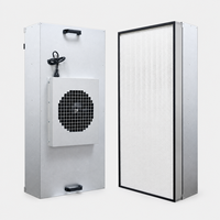 Unité de filtration HEPA à montage au plafond avec boîtier métallique, directement du fabricant, pour l'alimentation en air des salles blanches de laboratoires de tests PCR