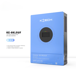 Onduleur Solaire Haute Puissance 8KW 10KW 12KW <span class=keywords><strong>Ktech</strong></span> Système Réseau Triphasé Efficacité 92% Entrée 95-275V Usage Domestique et Commercial IP54 - Product Image 2