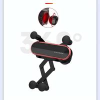 Nouveau support de téléphone de voiture à gravité pour grille d'aération, support de téléphone portable pour iPhone 13 12 Pro, Xiaomi, Samsung, GPS
