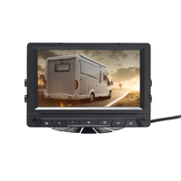 Aide au recul automobile, moniteur de voiture, avec enregistrement vidéo, 7 pouces, pour camions, remorque, cargaison, autobus