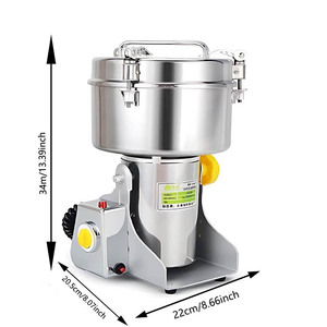 Moulins à poivre électriques en acier inoxydable à faible MOQ, grande capacité, pour farine, grains, café et épices – Le meilleur moulin commercial - Product Image 2