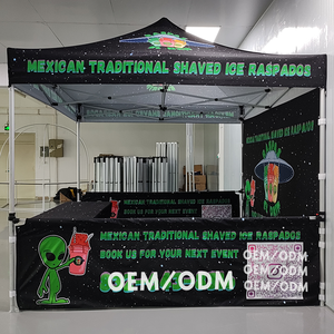 Giá thấp gấp <span class=keywords><strong>gazebo</strong></span> 3x3 tùy chỉnh Pop Up Lều tán cắm trại lều ngoài trời Đảng - Product Image 1