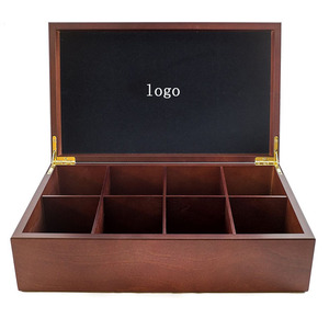 Caja de <span class=keywords><strong>madera</strong></span> para almacenamiento de té, organizador para colecciones de té - Product Image 1