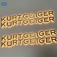Enseigne lumineuse LED 3D personnalisée en acrylique rétroéclairé pour salons de beauté, postes de coiffure, entrées et logos muraux d'entreprise